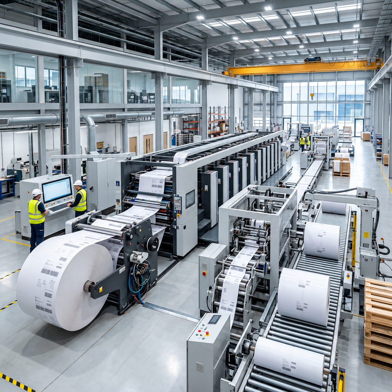 Automatic packaging machinery printing rolls